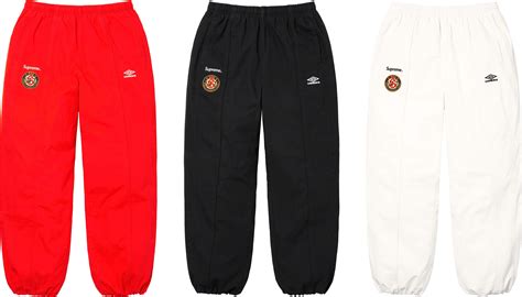 supreme track pants